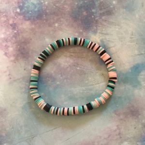 Pink, Black, and Blue anklet✨